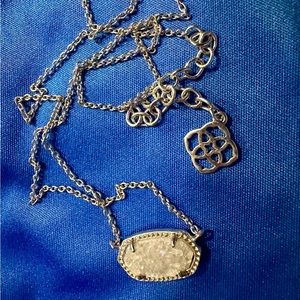 Kendra Scott Iridescent Druzy necklace. 20% off if you bundle w/earrings!